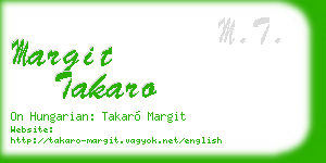 margit takaro business card